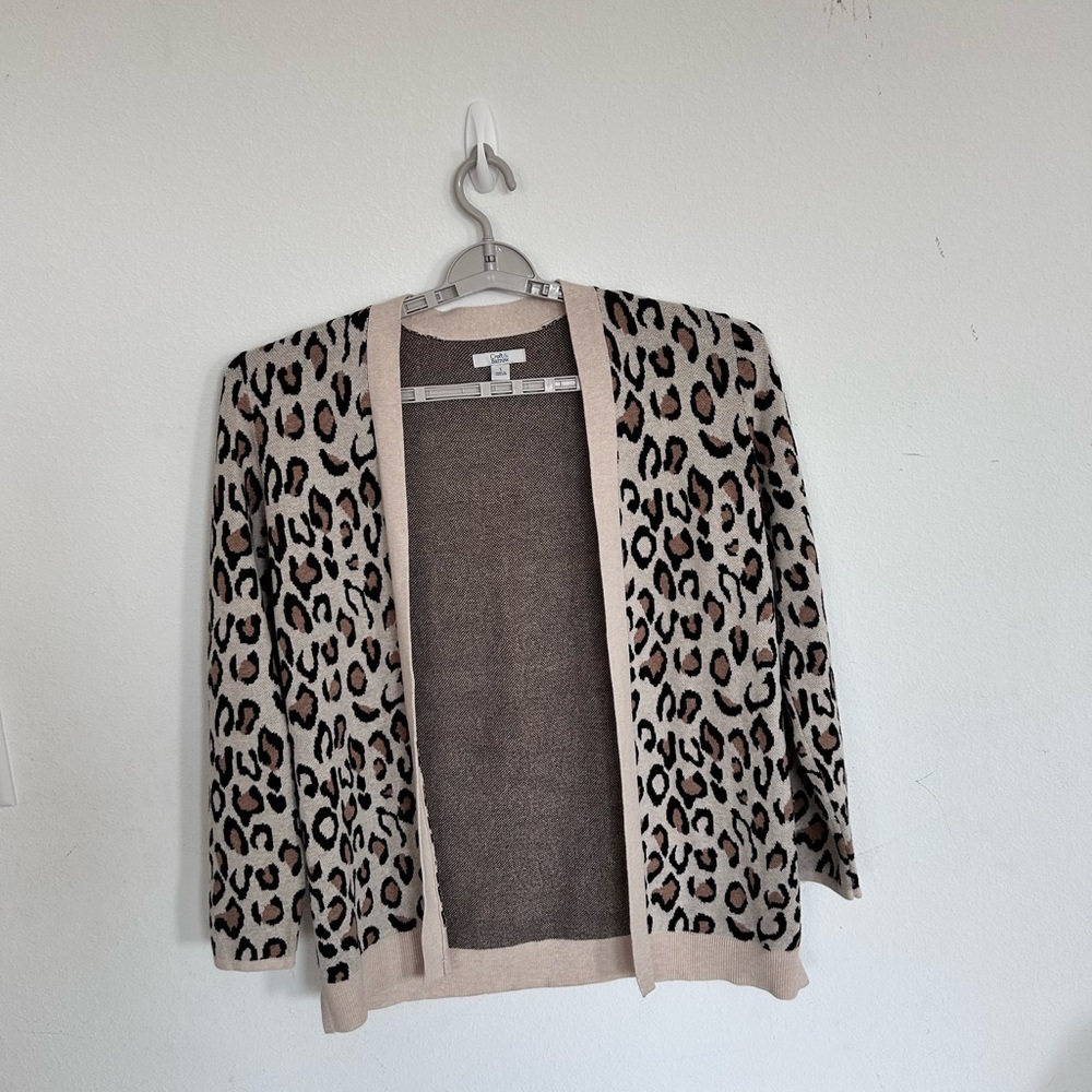 Craft & Barrow Women’s Animal Cardigan 

Size S